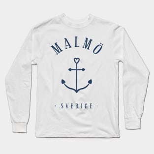 Swedish city Malmö Anchor Long Sleeve T-Shirt